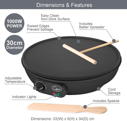 Electric pancake maker crepe - pancake,