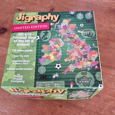 Happy Puzzle Co. Football Map UK & Ireland Jigraphy 150 Piece Jigsaw Puzzle New