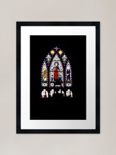 Church Stained Glass Framed