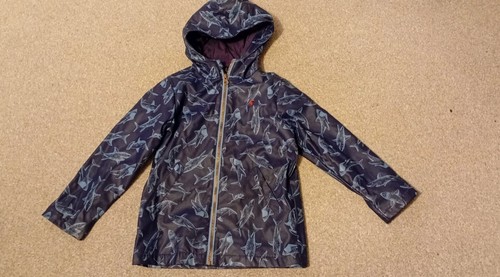 Joules navy blue boys rain