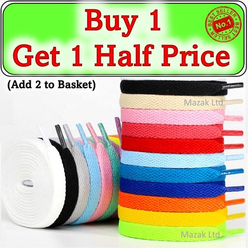 Flat shoe laces - laces, boots