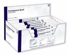 Self Adhesive Book Cover Film 30cm x 1m High Quality Clear Plastic Sticky Back