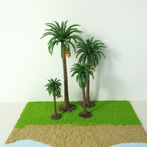 10x model trees palm scale - 10x,