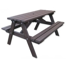 Picnic Bench Recycled Plastic Profile Heavy Table Garden Playground School Club