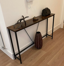 Metal Console Table Narrow