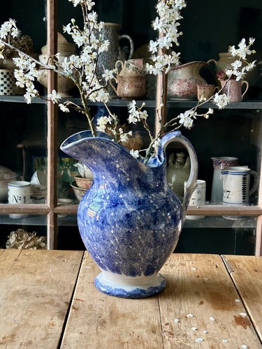 Blue and white sponge - and, ware