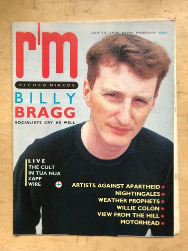 Billy bragg record mirror - bragg,
