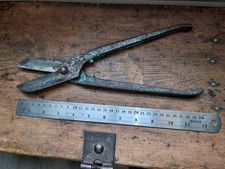 Vintage Gilbow Tool and Steel Co Sheffield snips / shears / tin snips 12"