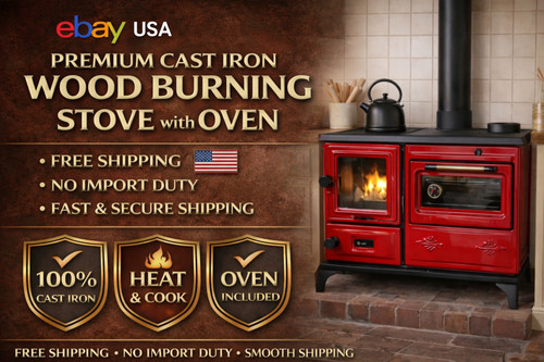 Cast iron wood - wood, oven