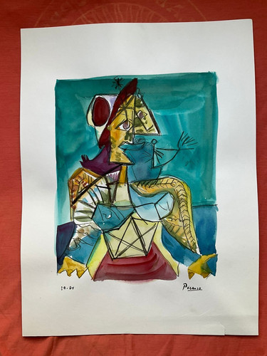 Picasso painting drawing - picasso,