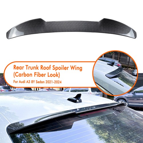Carbon style rear trunk - carbon,