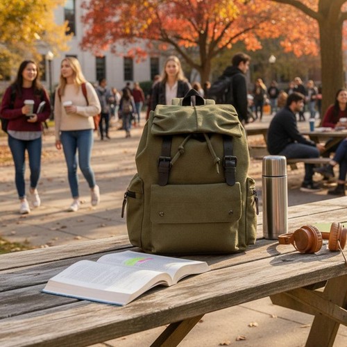 Canvas backpack large - canvas, capacity