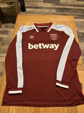 West Ham United L/S football shirt XL 2021/22 Umbro
