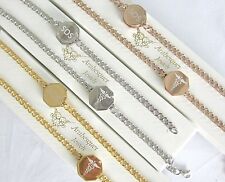 PREMIUM STAINLESS STEEL SOS BRACELET MEDICAL ALERT/INFORMATION/ALLERGY TALISMAN