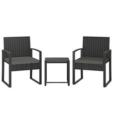 Outsunny rattan bistro set 3 - bistro,