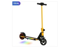 kids electric scooter gold