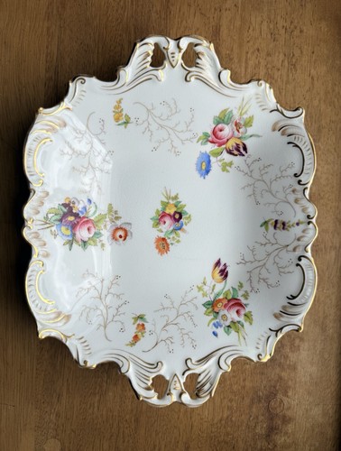 Antique coalport gilded floral - antique,