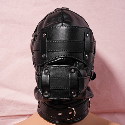 Sex mask hood head harness - mask,