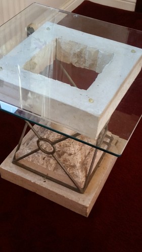 Stone affect coffee table - affect,