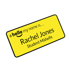 Hello My Name Is Badge Student