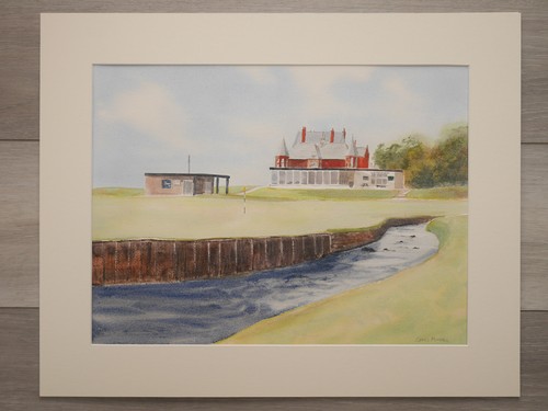 Leven links 18th - links, clubhouse