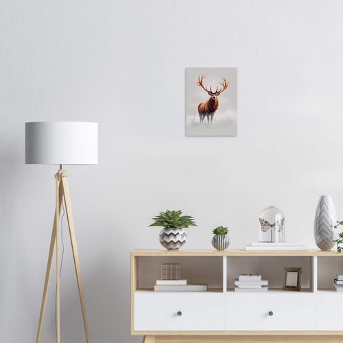 Deer stag antlers art wall - stag,