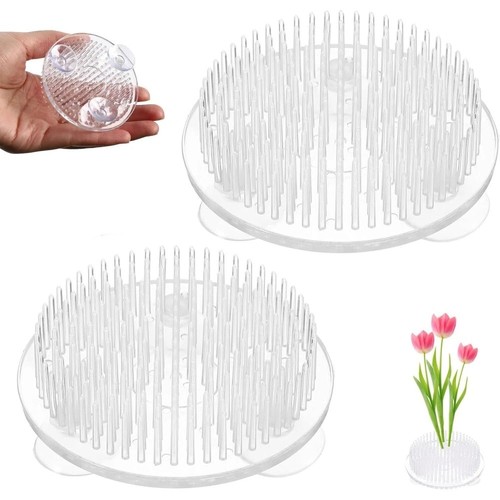 5pcs clear floral frogs - clear,