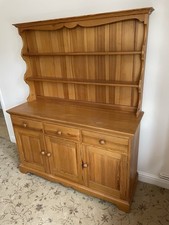 An Ercol Welsh Style Dresser  In A Pine Finish