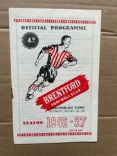 Brentford V Shrewsbury Town 1956-1957