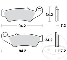 TRW Brake Pads MCB669SV Honda