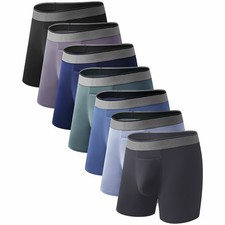 Men Long Leg Boxers Casual