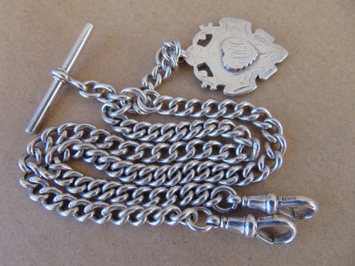 Nice sterling silver albert - silver,