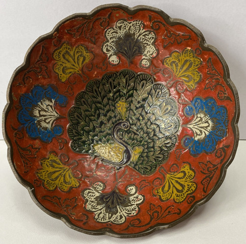 Indian dish bowl brass - dish, with
