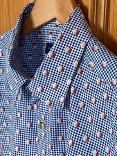 Laine Taylor Mens Blue & White
