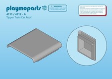Playmobil 4111 / 4112 - Train Car Roof