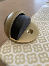 1x Solid Satin Brass Floor