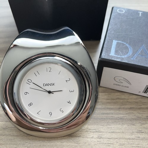 Dansk paperweight desk - paperweight, clock