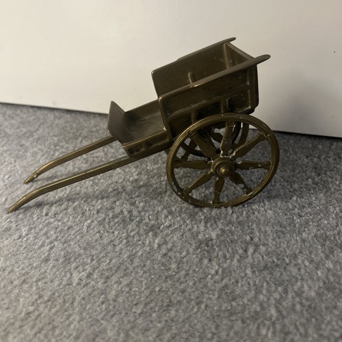 Vintage brass working - working, horse