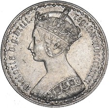 1881 Gothic Florin (xxri Flaw)