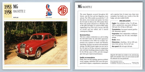 Magnette 1953 58 - -, 1953-58