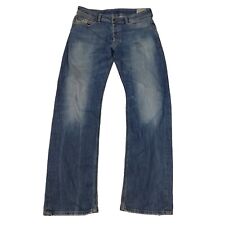 Diesel Men's Larkee Relaxed Regular Straight Jeans Size W33 L32 Distressed Worn