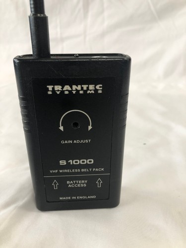Trantec s1000 transmitter - trantec,