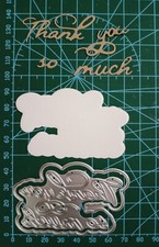 Thank You So Much sentiment cutting die & shadow die UK Seller Fast Posting 