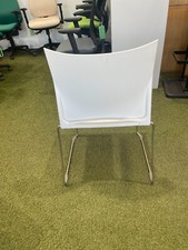 Plastic square back poly chair- 1 chair included