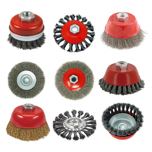 Twist knot wire wheel cup - twist,
