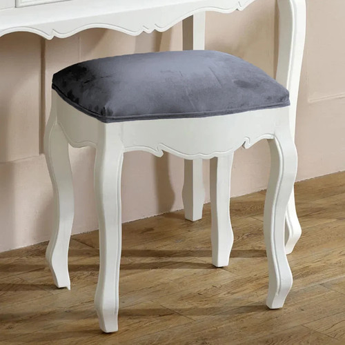 White dressing table - white,