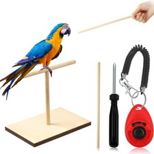 3 Pcs Bird Training Stand Kit
