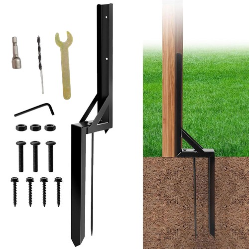 Heavy duty fence post repair - heavy,