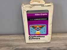 VIDEO GRAPHS cartridge BOXED TI99/4a Texas Instruments Software Vintage Computer