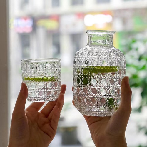 Bedside water bottle - bedside, glass